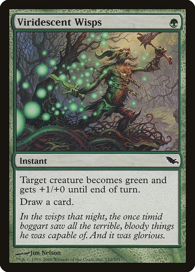 Image for Viridescent Wisps (132) [Shadowmoor] - Magic: The Gathering