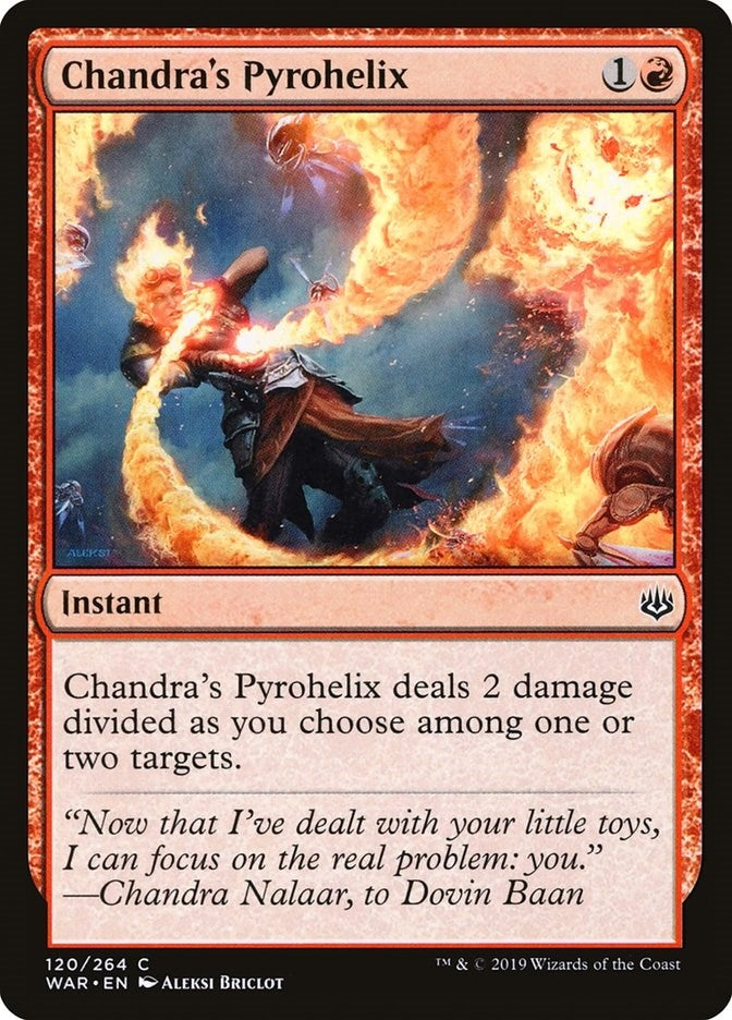 Image for Chandra's Pyrohelix (120) [War of the Spark] - Magic: The Gathering