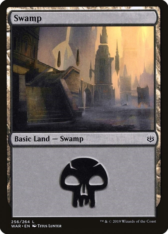 Image for Swamp (256) (256) [War of the Spark] - Magic: The Gathering