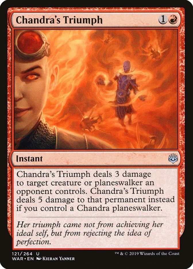Image for Chandra's Triumph (121) [War of the Spark] - Magic: The Gathering