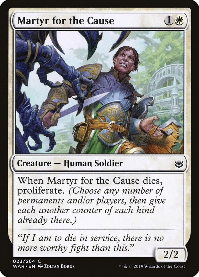 Image for Martyr for the Cause (23) [War of the Spark] - Magic: The Gathering