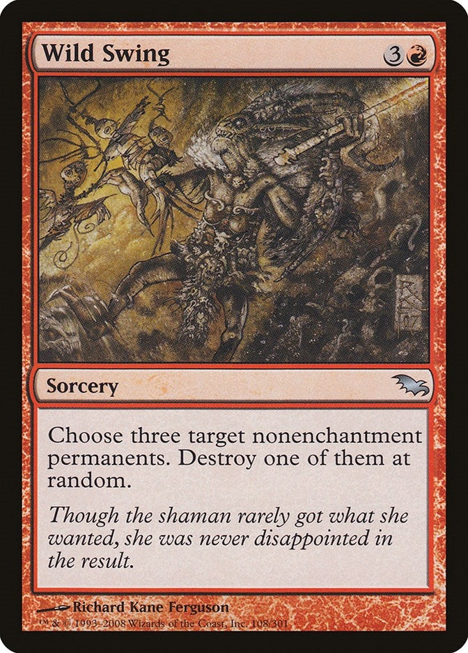 Image for Wild Swing (108) [Shadowmoor] - Magic: The Gathering