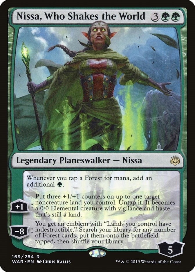 Image for Nissa, Who Shakes the World (169) [War of the Spark] - Magic: The Gathering