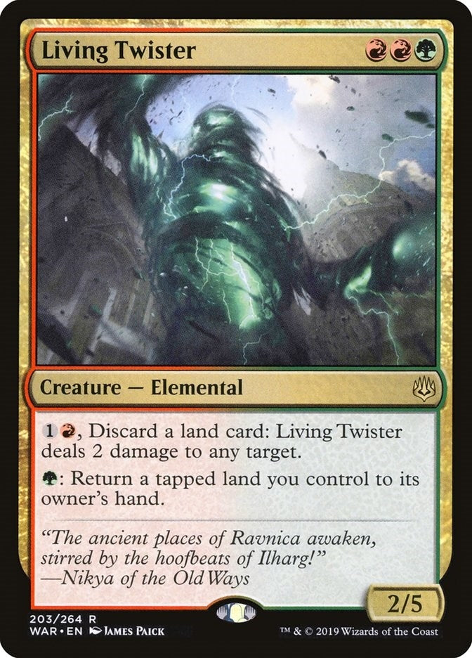 Image for Living Twister (203) [War of the Spark] - Magic: The Gathering