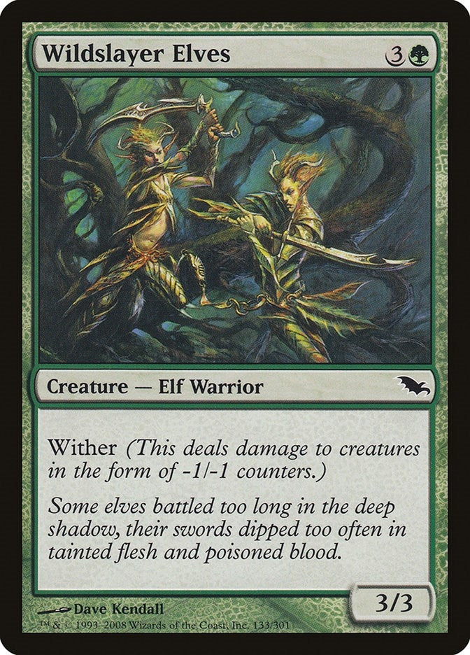 Image for Wildslayer Elves (133) [Shadowmoor] - Magic: The Gathering