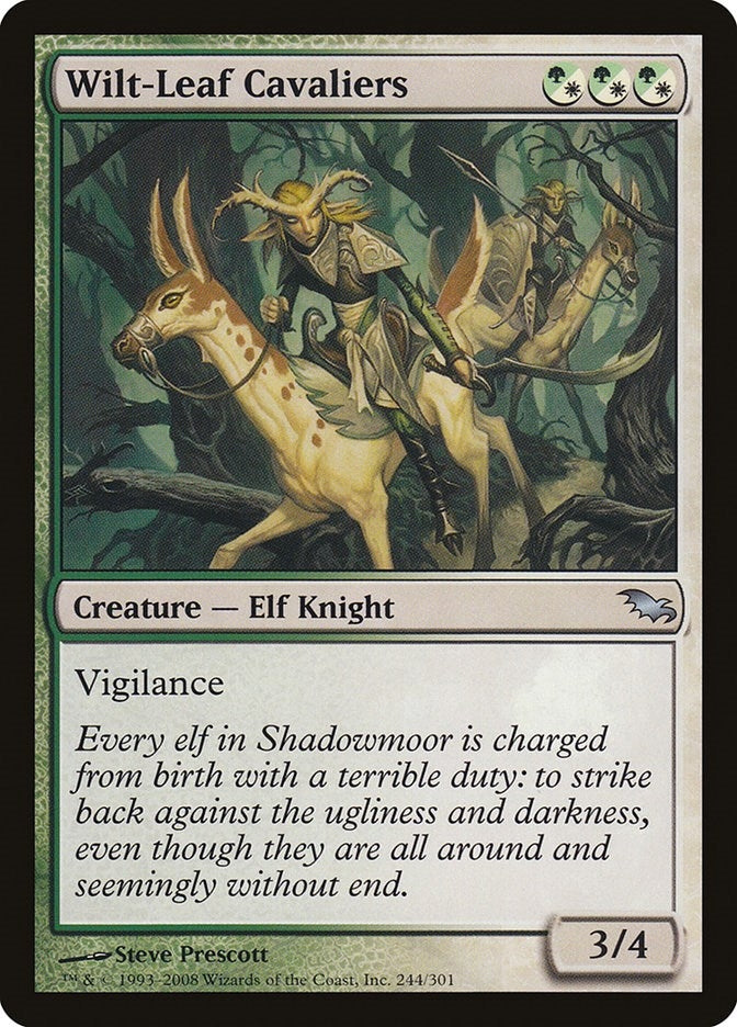 Image for Wilt-Leaf Cavaliers (244) [Shadowmoor] - Magic: The Gathering