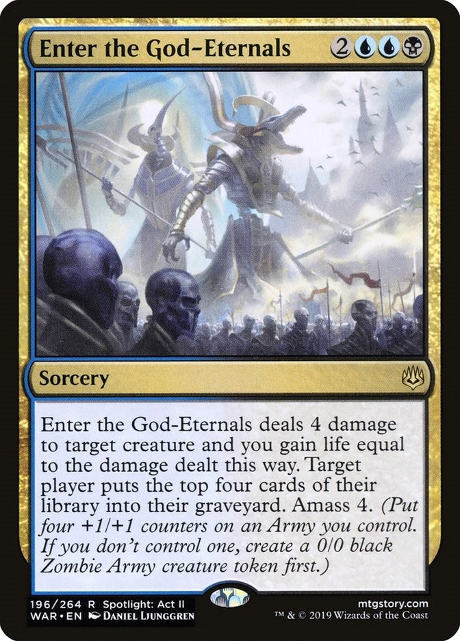 Image for Enter the God-Eternals (196) [War of the Spark] - Magic: The Gathering