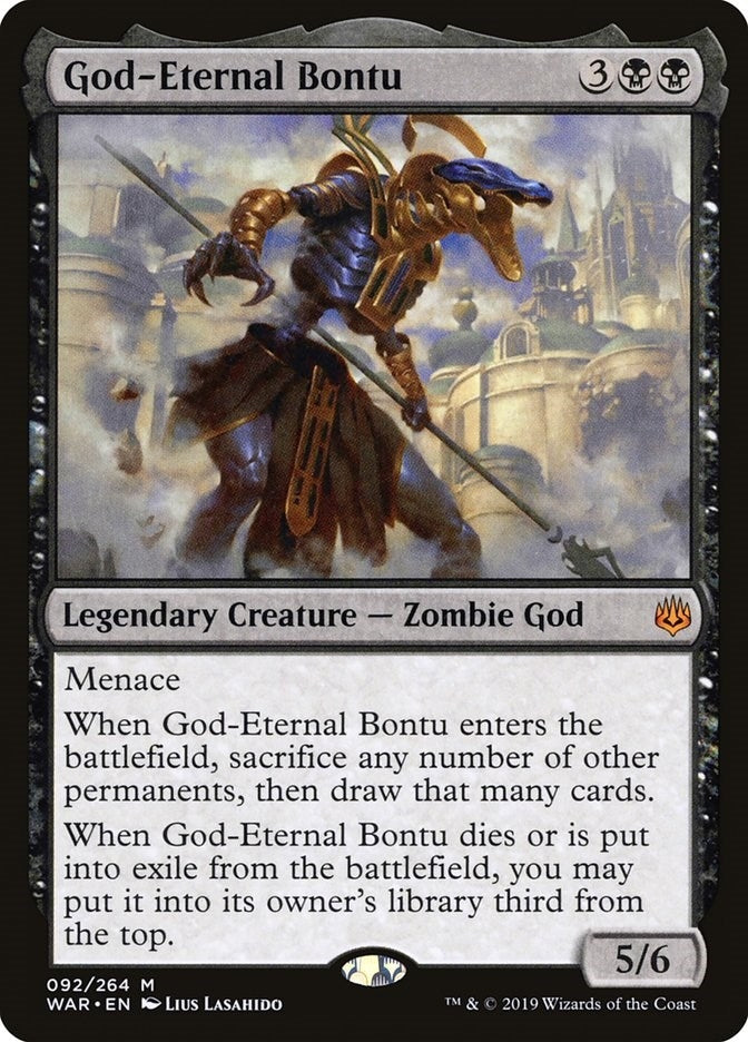 Image for God-Eternal Bontu (92) [War of the Spark] - Magic: The Gathering