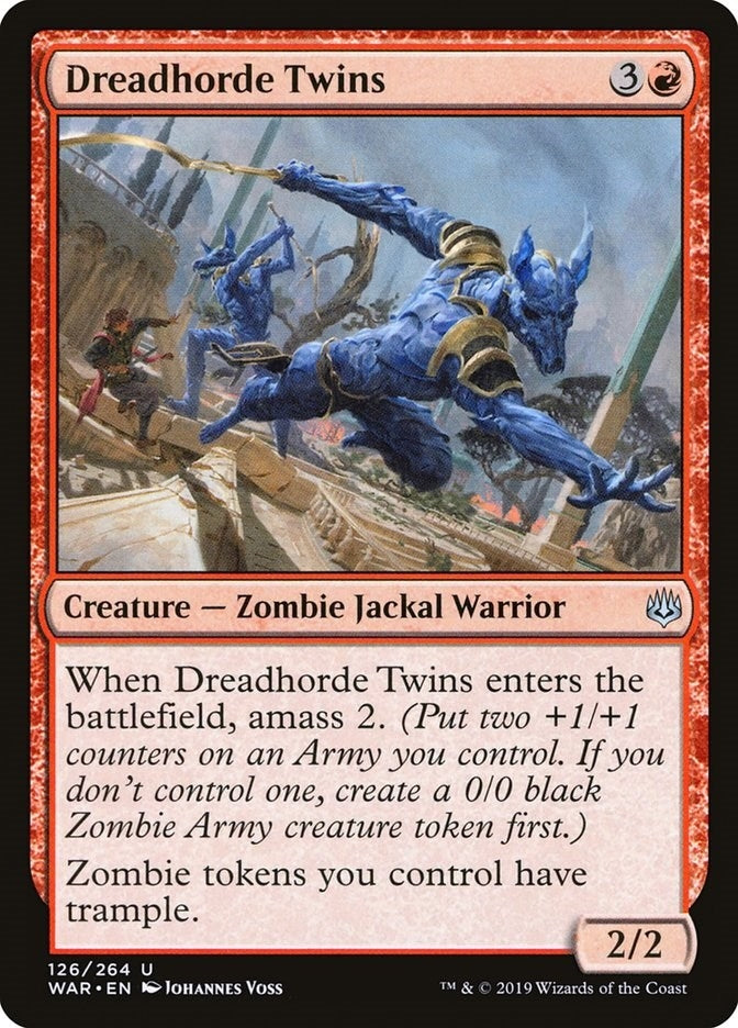 Image for Dreadhorde Twins (126) [War of the Spark] - Magic: The Gathering