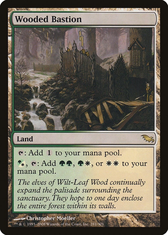 Image for Wooded Bastion (281) [Shadowmoor] - Magic: The Gathering