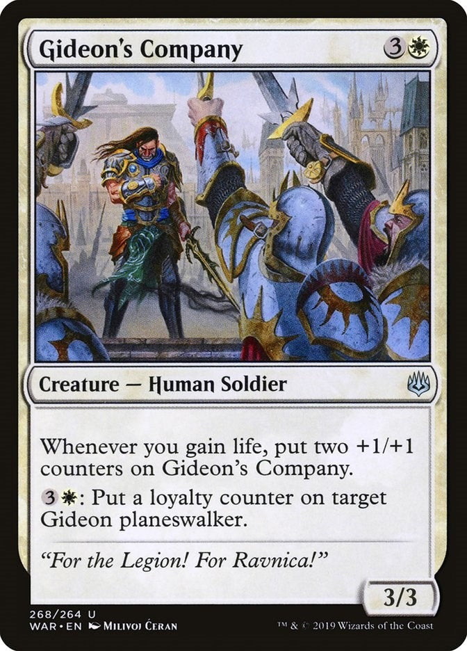 Image for Gideon's Company (268) [War of the Spark] - Magic: The Gathering