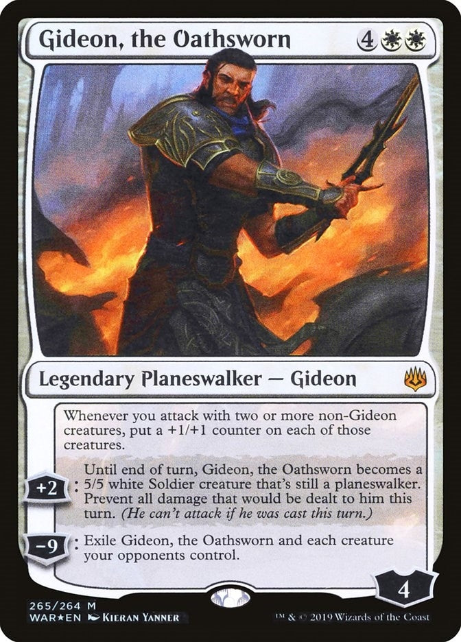 Image for Gideon, the Oathsworn (265) [War of the Spark] - Magic: The Gathering