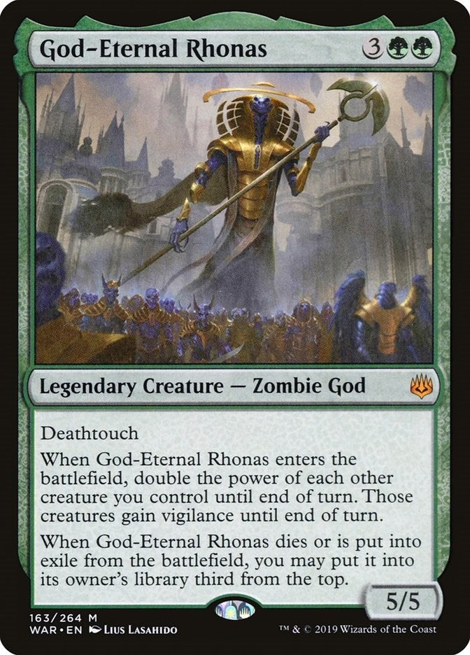 Image for God-Eternal Rhonas (163) [War of the Spark] - Magic: The Gathering