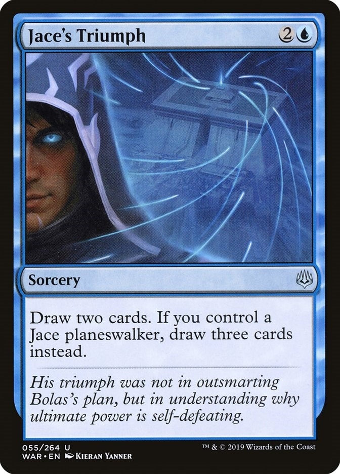 Image for Jace's Triumph (55) [War of the Spark] - Magic: The Gathering