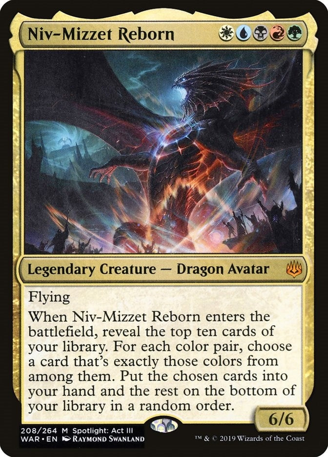 Image for Niv-Mizzet Reborn (208) [War of the Spark] - Magic: The Gathering