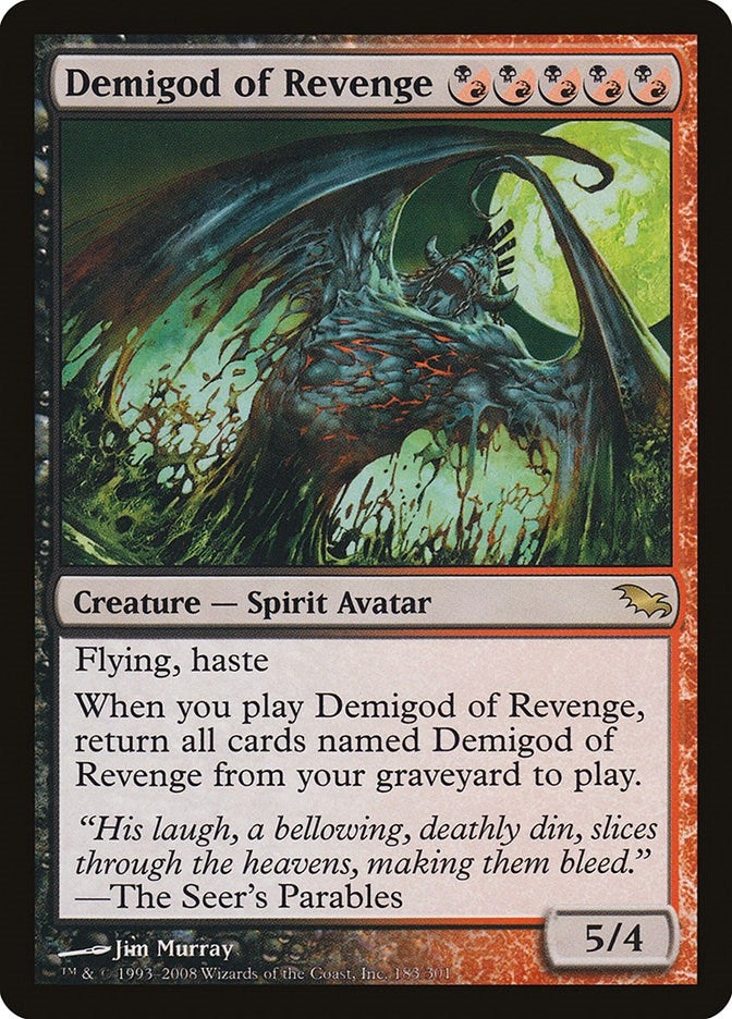 Image for Demigod of Revenge (183) [Shadowmoor] - Magic: The Gathering