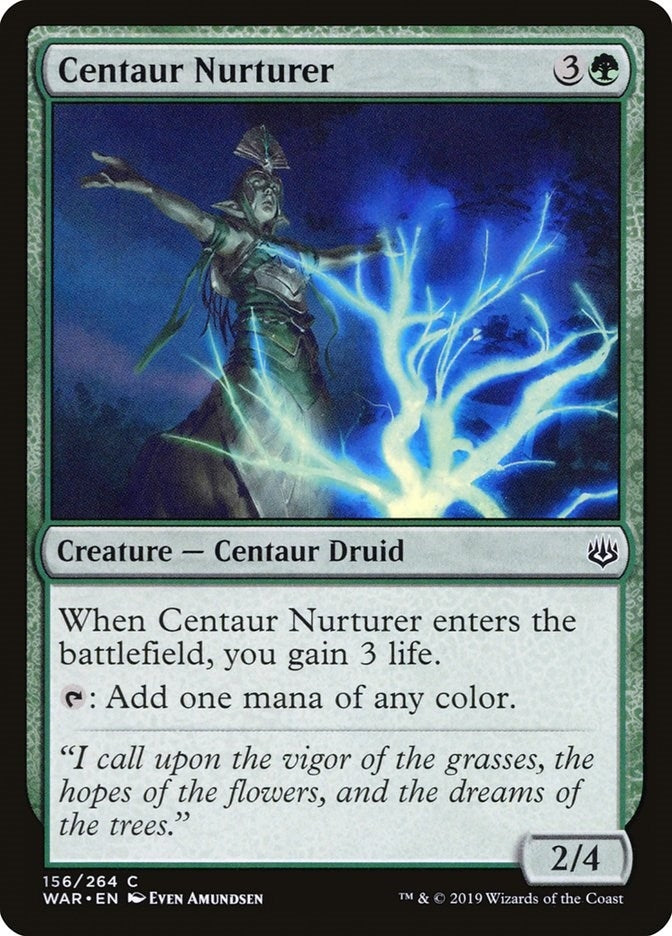 Image for Centaur Nurturer (156) [War of the Spark] - Magic: The Gathering