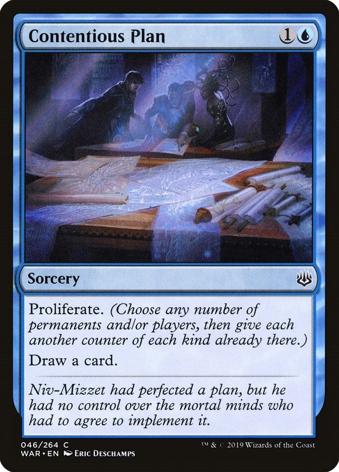 Image for Contentious Plan (46) [War of the Spark] - Magic: The Gathering