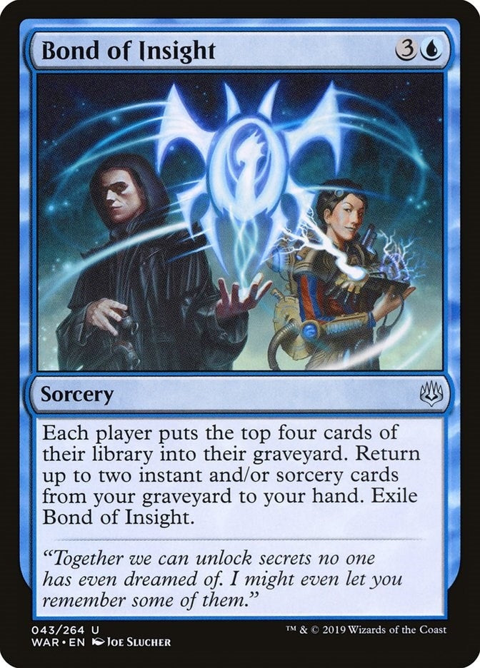 Image for Bond of Insight (43) [War of the Spark] - Magic: The Gathering