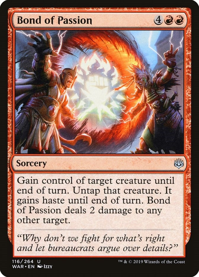 Image for Bond of Passion (116) [War of the Spark] - Magic: The Gathering