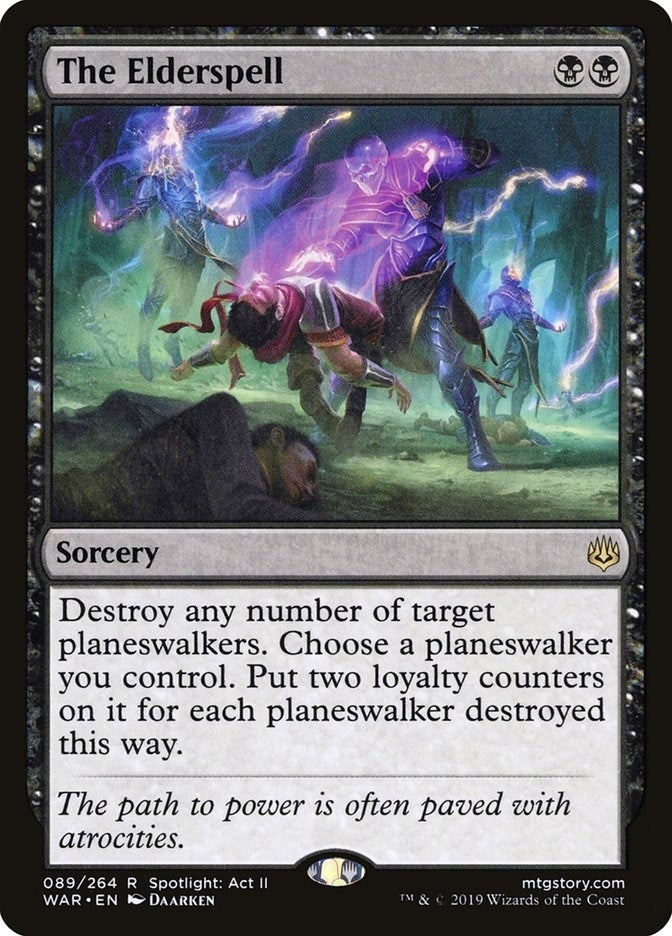 Image for The Elderspell (89) [War of the Spark] - Magic: The Gathering