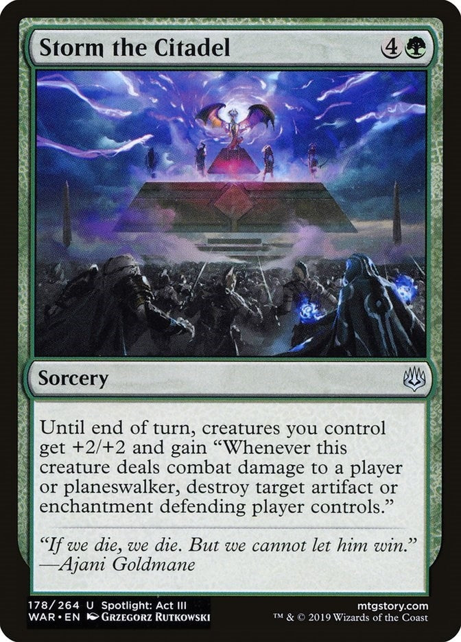 Image for Storm the Citadel (178) [War of the Spark] - Magic: The Gathering
