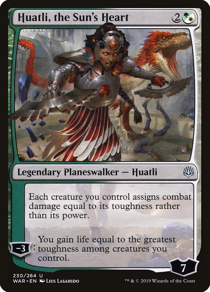 Image for Huatli, the Sun's Heart (230) [War of the Spark] - Magic: The Gathering