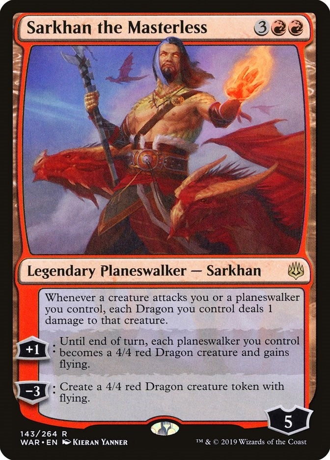 Image for Sarkhan the Masterless (143) [War of the Spark] - Magic: The Gathering