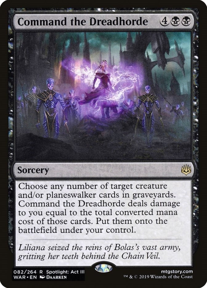 Image for Command the Dreadhorde (82) [War of the Spark] - Magic: The Gathering