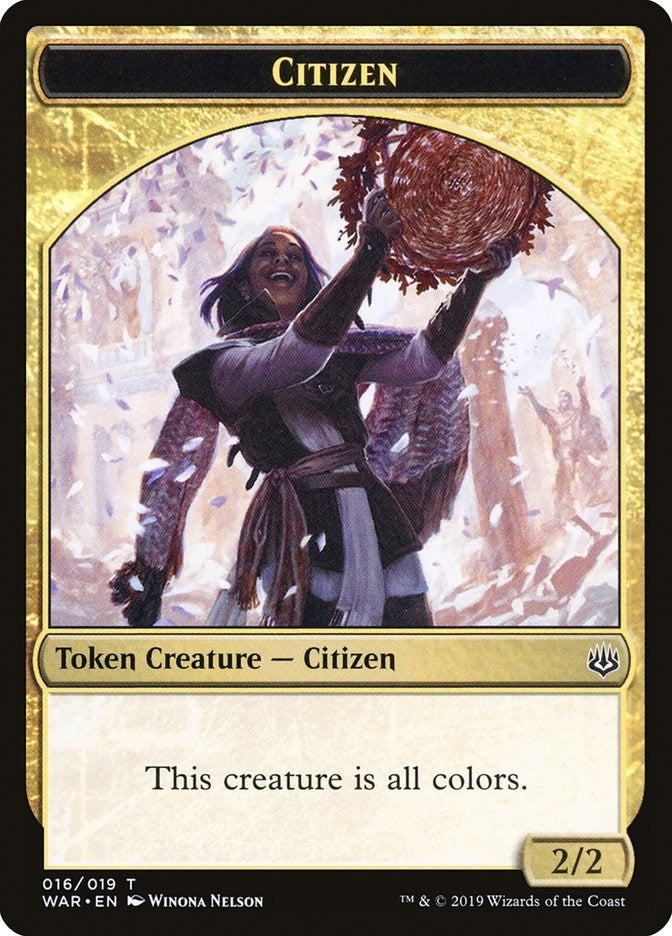 Image for Citizen Token (16) [War of the Spark] - Magic: The Gathering