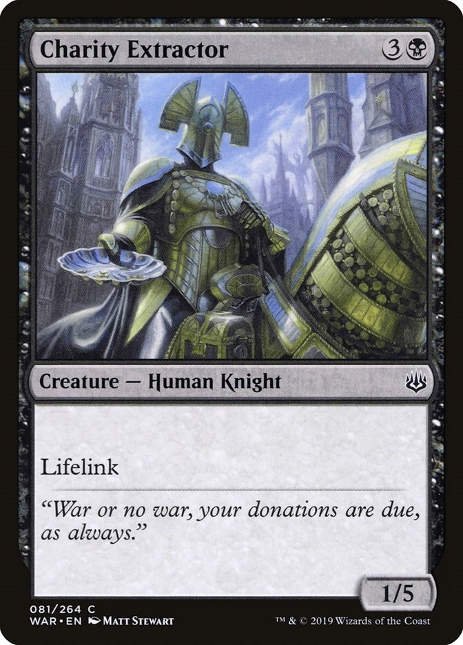 Image for Charity Extractor (81) [War of the Spark] - Magic: The Gathering