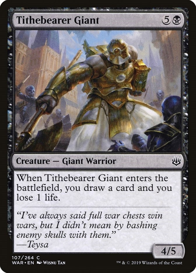 Image for Tithebearer Giant (107) [War of the Spark] - Magic: The Gathering