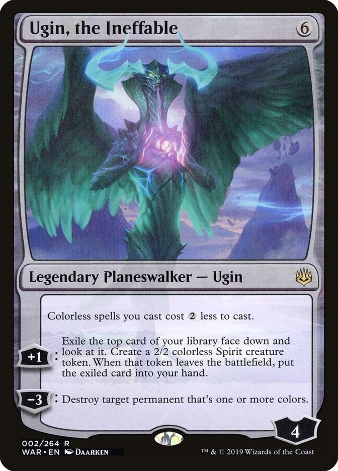 Ugin, the Ineffable (2) [War of the Spark]