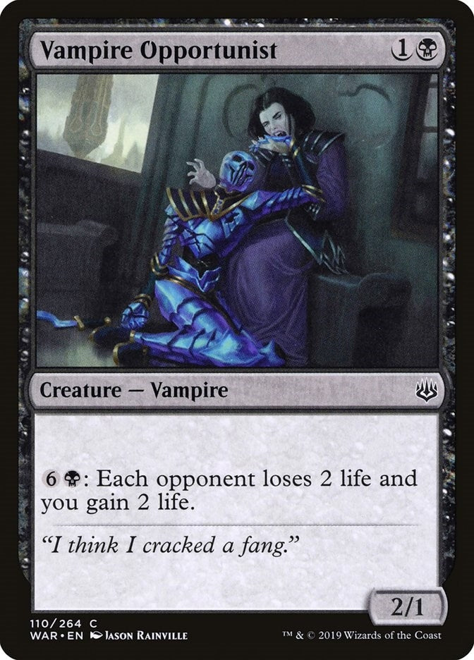 Image for Vampire Opportunist (110) [War of the Spark] - Magic: The Gathering