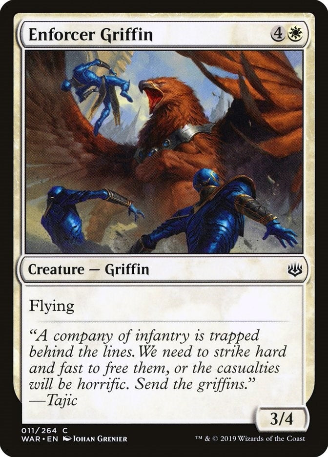 Image for Enforcer Griffin (11) [War of the Spark] - Magic: The Gathering