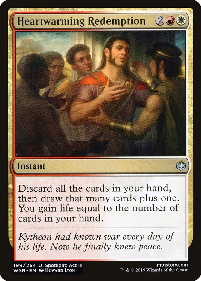 Image for Heartwarming Redemption (199) [War of the Spark] - Magic: The Gathering