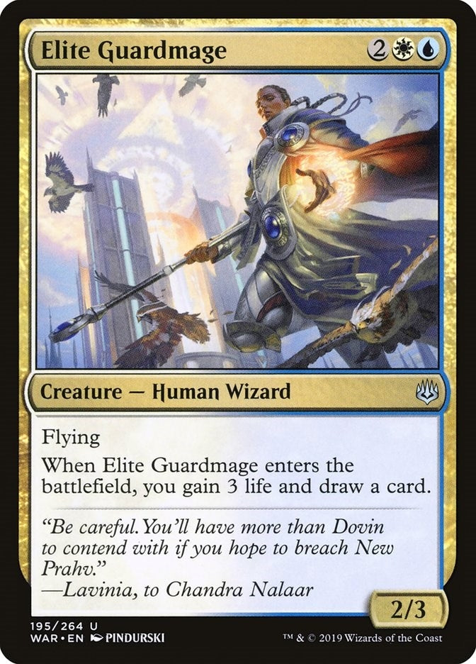 Image for Elite Guardmage (195) [War of the Spark] - Magic: The Gathering