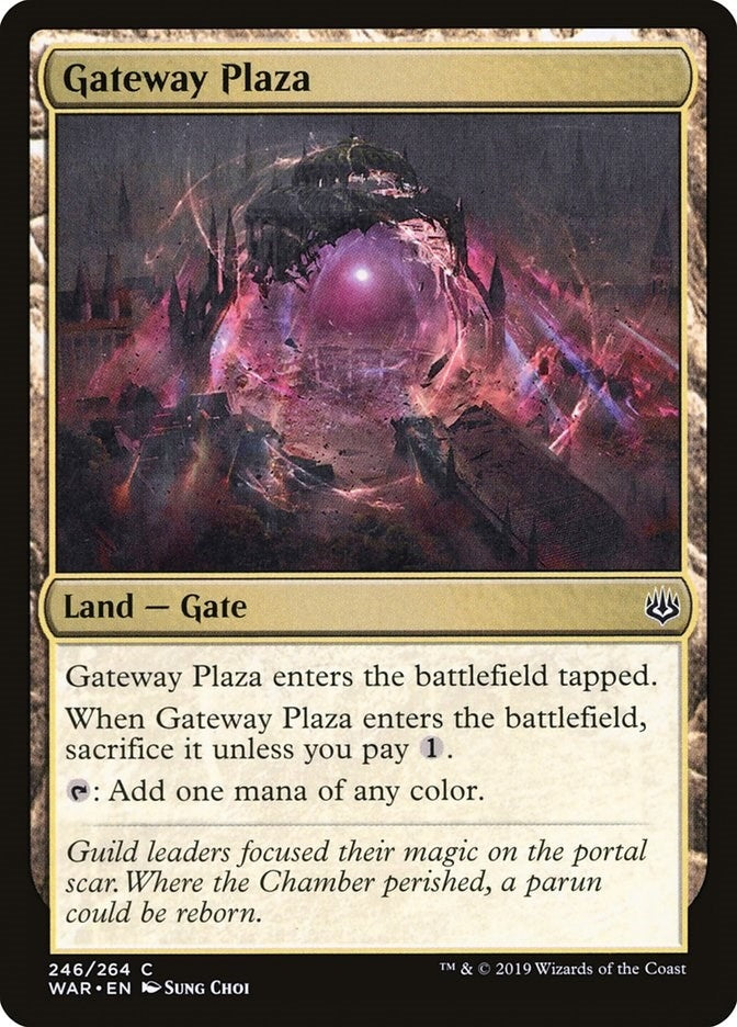 Image for Gateway Plaza (246) [War of the Spark] - Magic: The Gathering