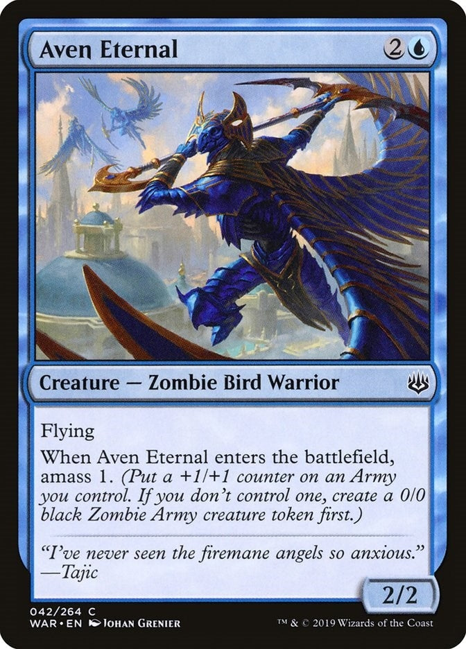 Image for Aven Eternal (42) [War of the Spark] - Magic: The Gathering