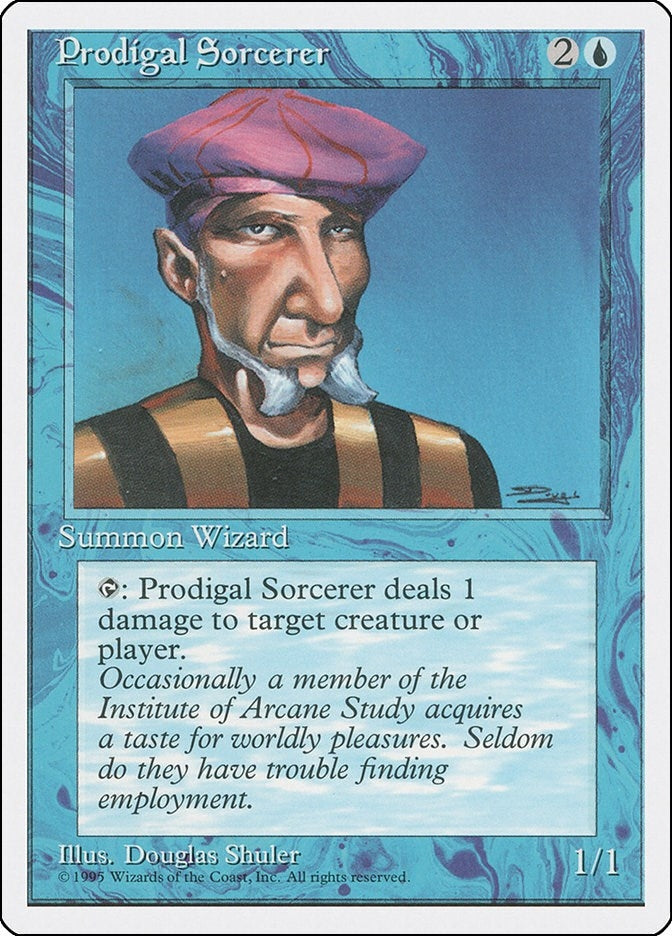 Image for Prodigal Sorcerer [Fourth Edition] - Magic: The Gathering