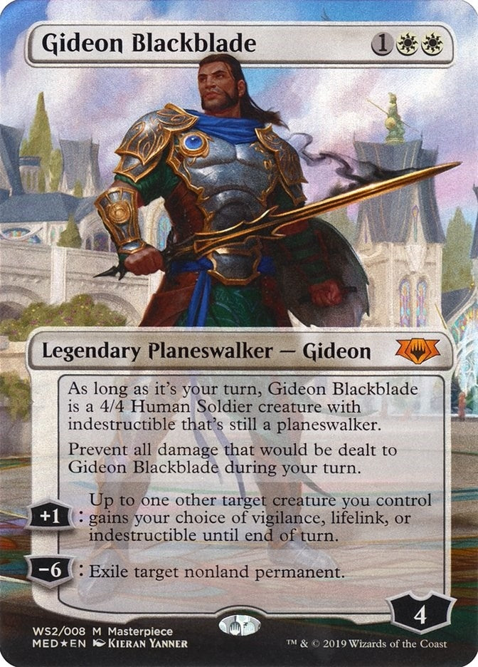 Image for Gideon Blackblade (WS2) [Mythic Edition: War of the Spark] - Magic: The Gathering