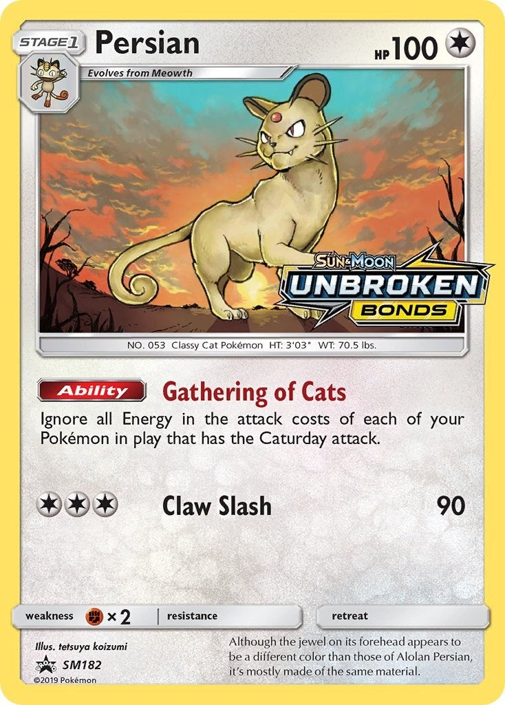 Image for Persian - SM182 (Prerelease) (SM182) [SM Promos] - Pokemon
