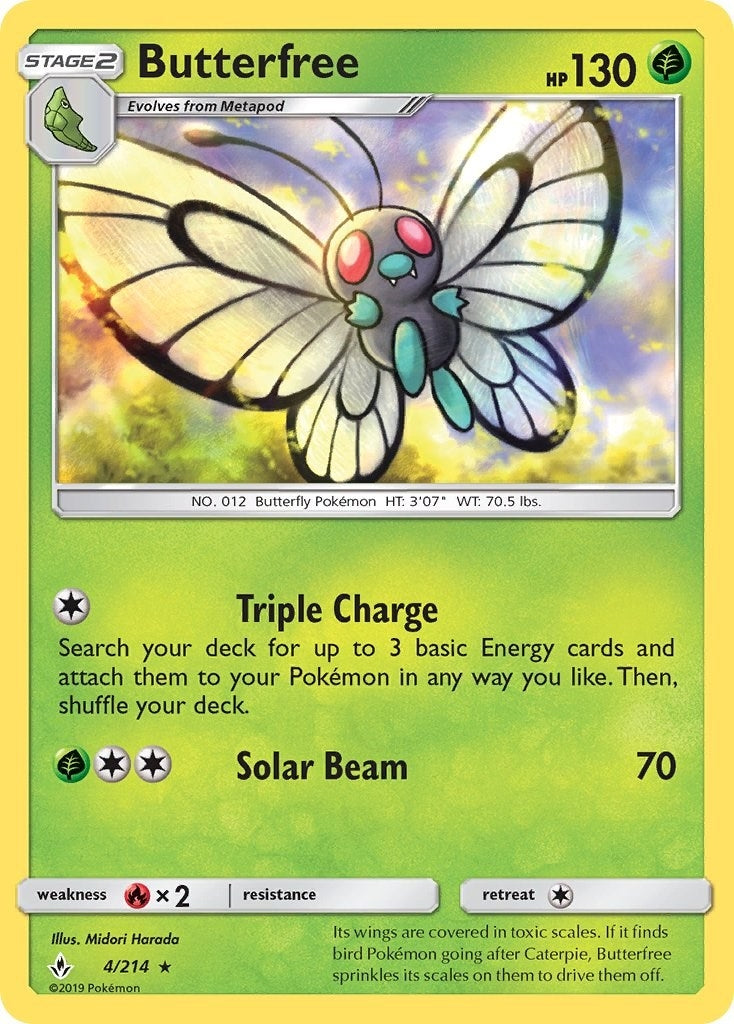 Image for Butterfree (4/214) [SM - Unbroken Bonds] - Pokemon