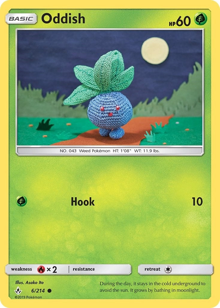 Image for Oddish (6) (6/214) [SM - Unbroken Bonds] - Pokemon