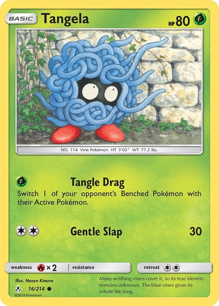 Image for Tangela (16/214) [SM - Unbroken Bonds] - Pokemon