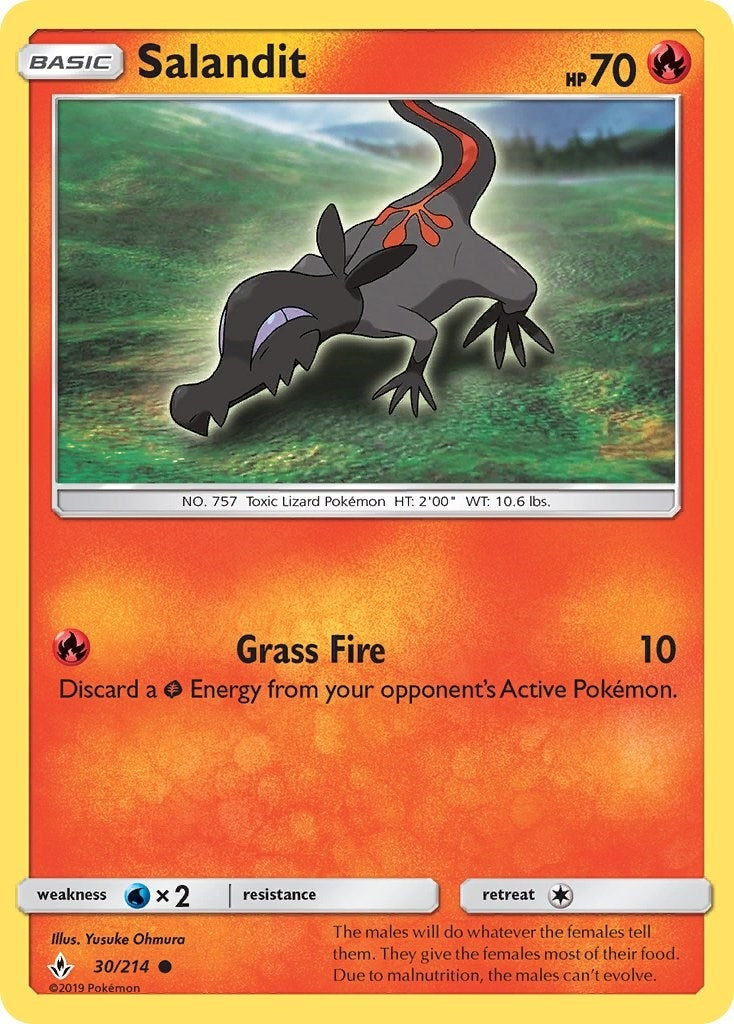 Image for Salandit (30/214) [SM - Unbroken Bonds] - Pokemon