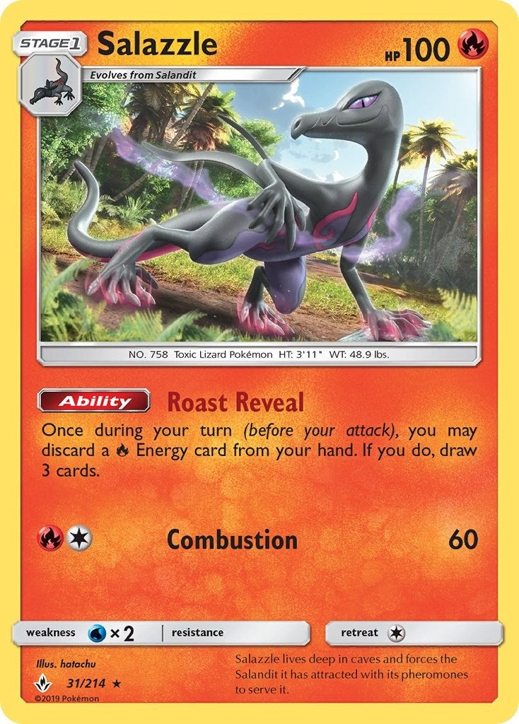 Image for Salazzle (31/214) [SM - Unbroken Bonds] - Pokemon