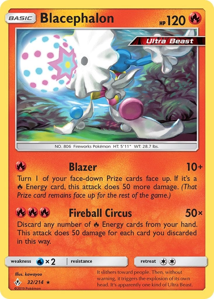 Image for Blacephalon (32/214) [SM - Unbroken Bonds] - Pokemon