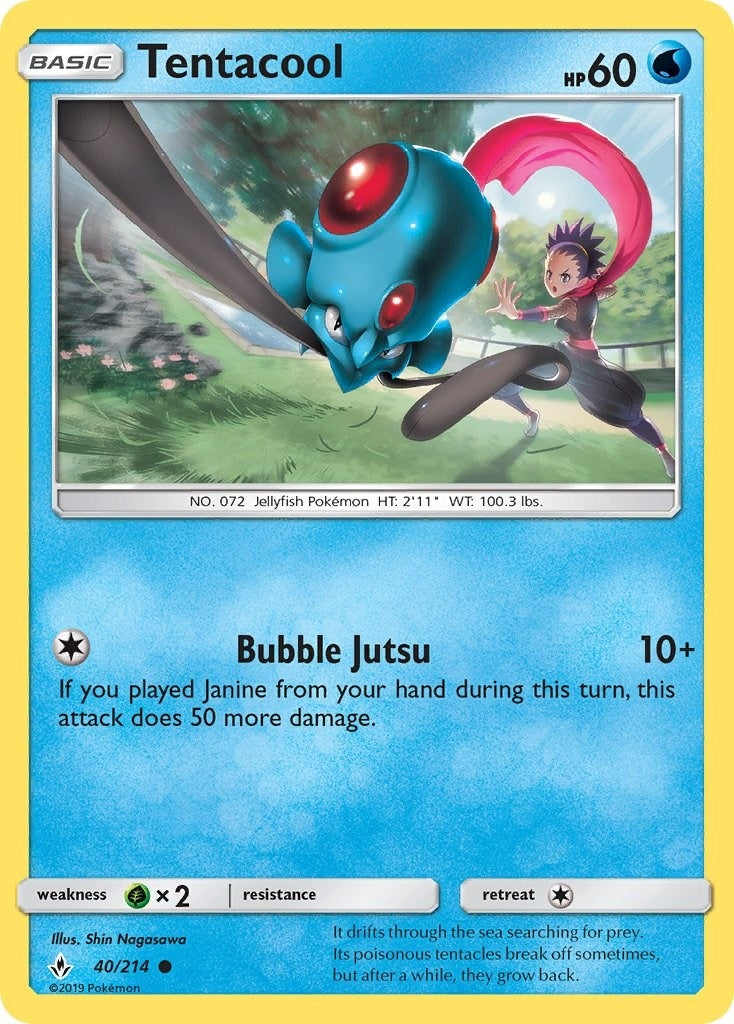Image for Tentacool (40/214) [SM - Unbroken Bonds] - Pokemon