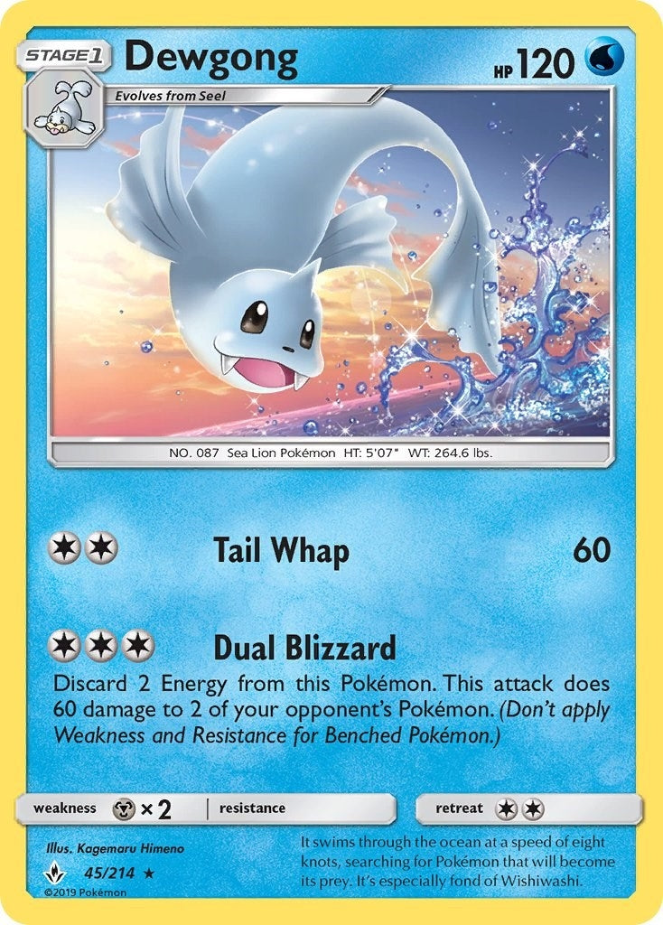 Image for Dewgong (45/214) [SM - Unbroken Bonds] - Pokemon